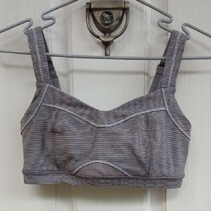 LULULEMON Thick Strap Striped Sports Bra SZ XS